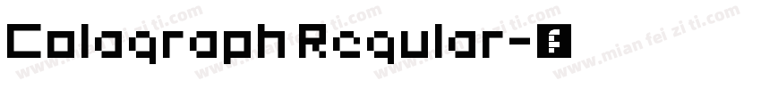 Colagraph Regular字体转换